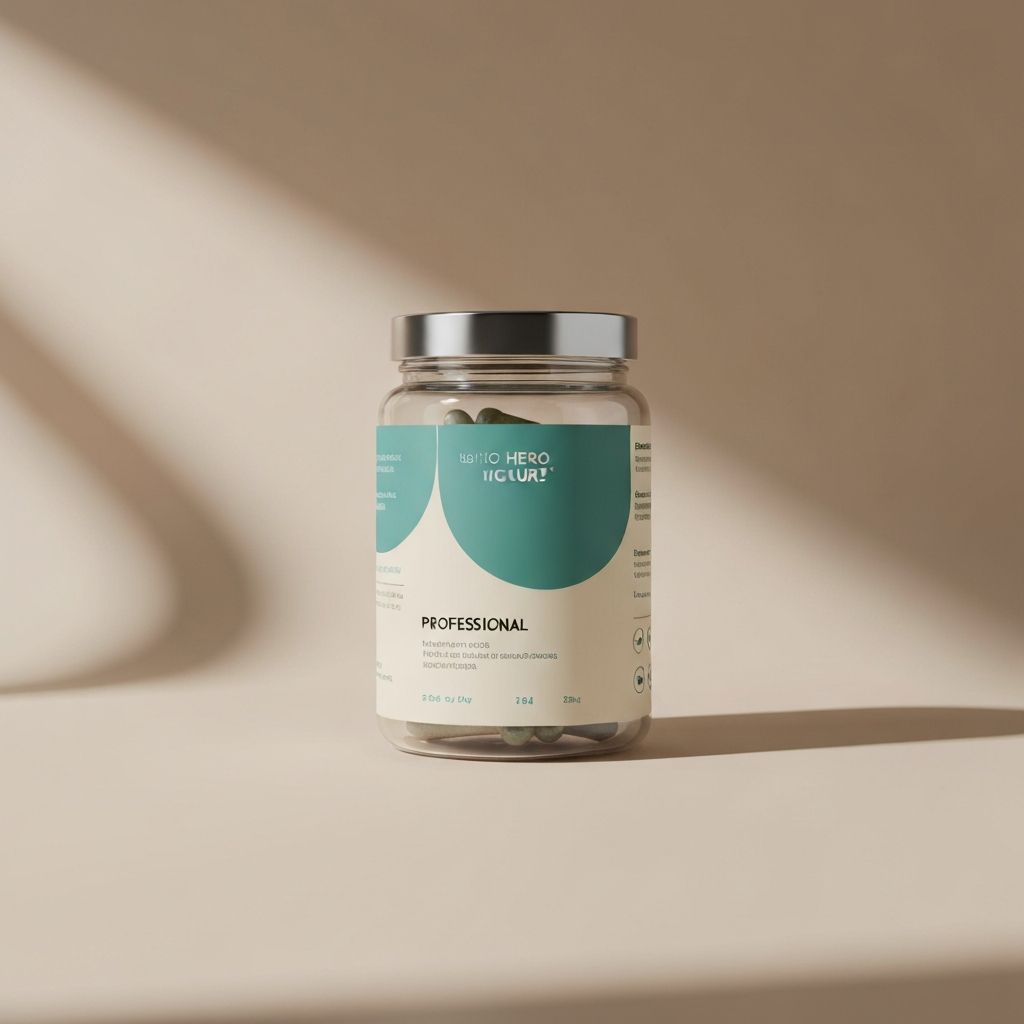 Supplement product with clear labeling